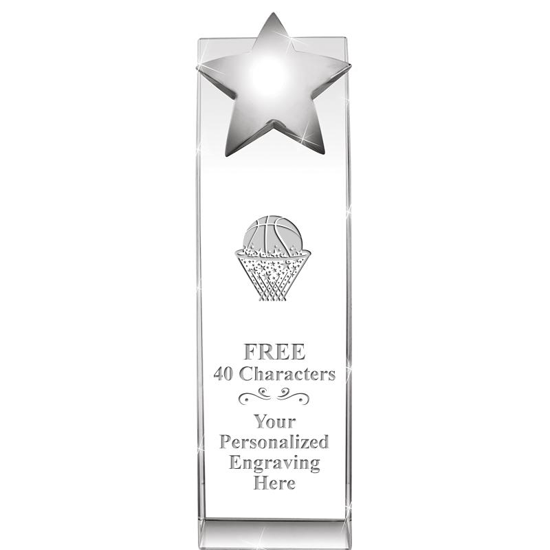 9.5"RECOGNITION CRYSTAL TOWER