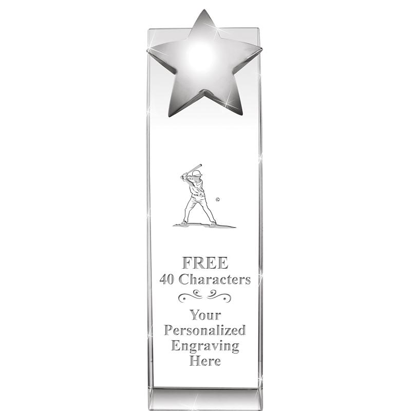 9.5"RECOGNITION CRYSTAL TOWER