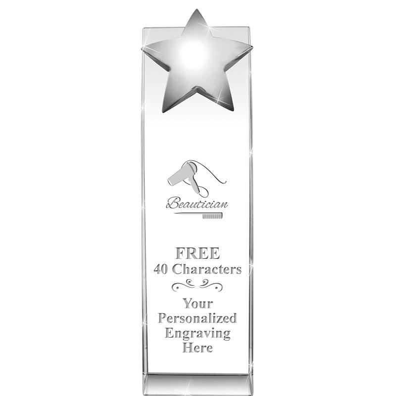 9.5"RECOGNITION CRYSTAL TOWER