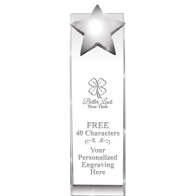 9.5"RECOGNITION CRYSTAL TOWER