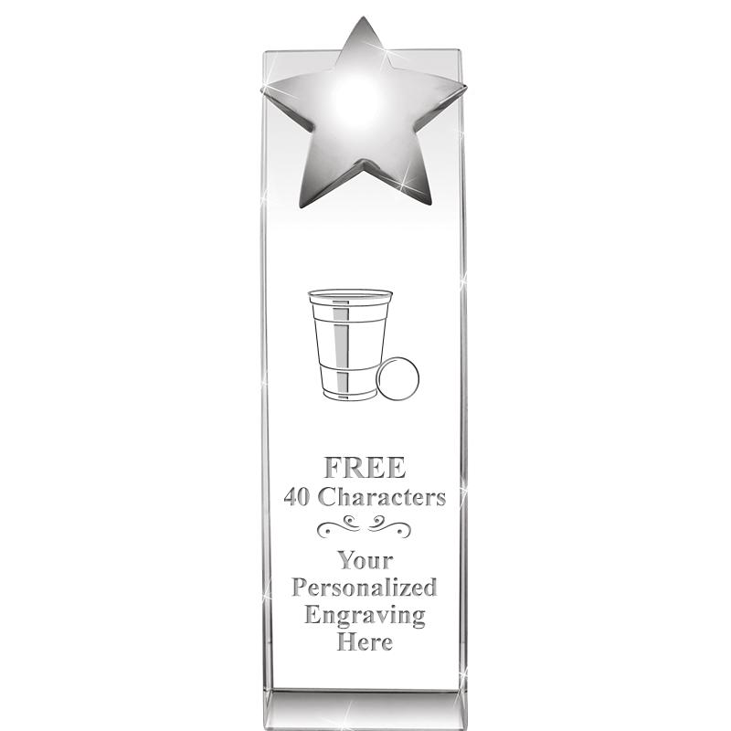 9.5"RECOGNITION CRYSTAL TOWER