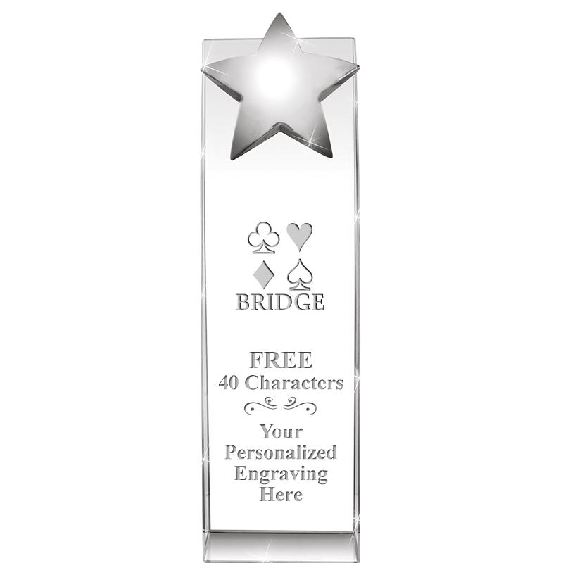 9.5"RECOGNITION CRYSTAL TOWER