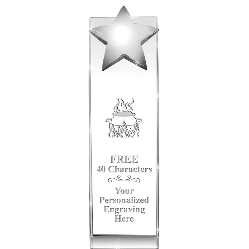 9.5"RECOGNITION CRYSTAL TOWER