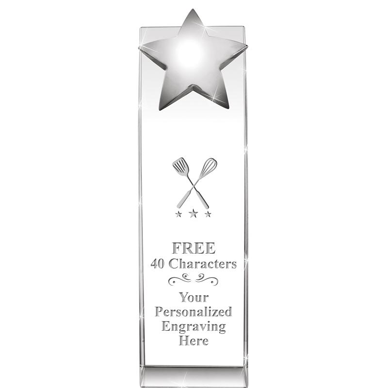 9.5"RECOGNITION CRYSTAL TOWER