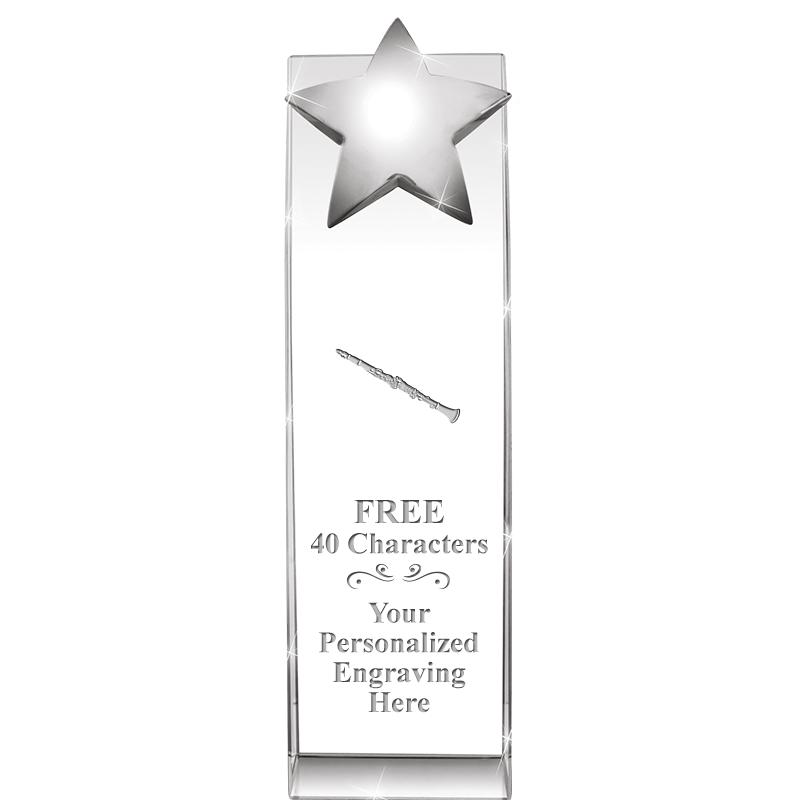 9.5"RECOGNITION CRYSTAL TOWER