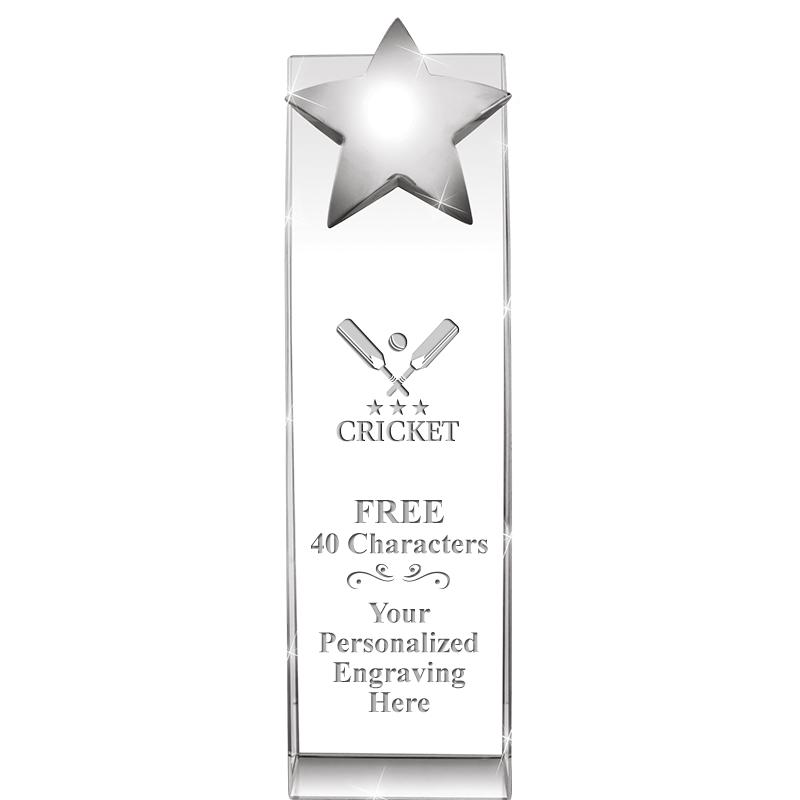 9.5"RECOGNITION CRYSTAL TOWER