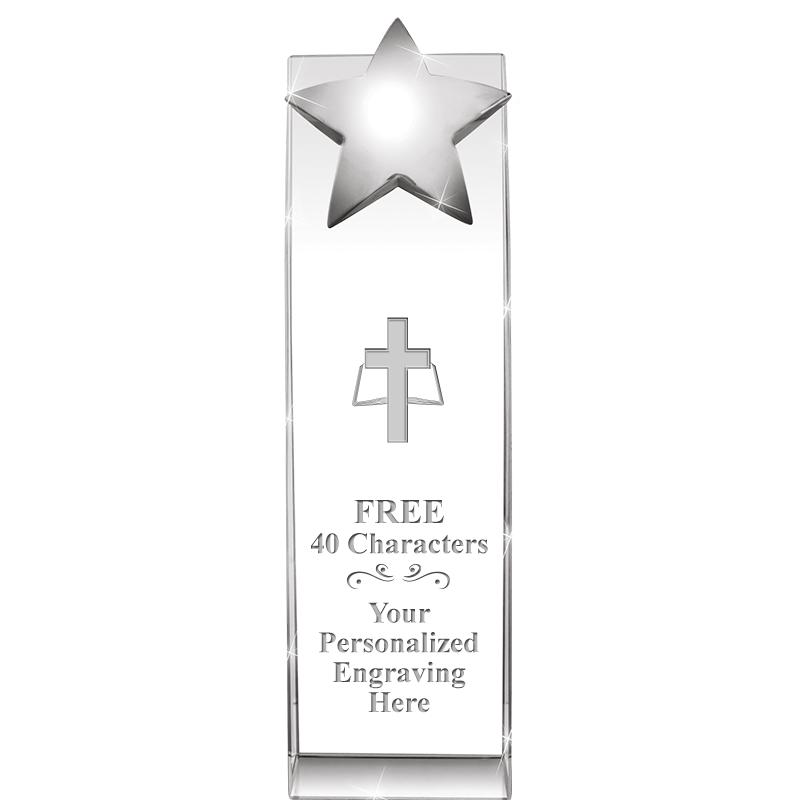 9.5"RECOGNITION CRYSTAL TOWER