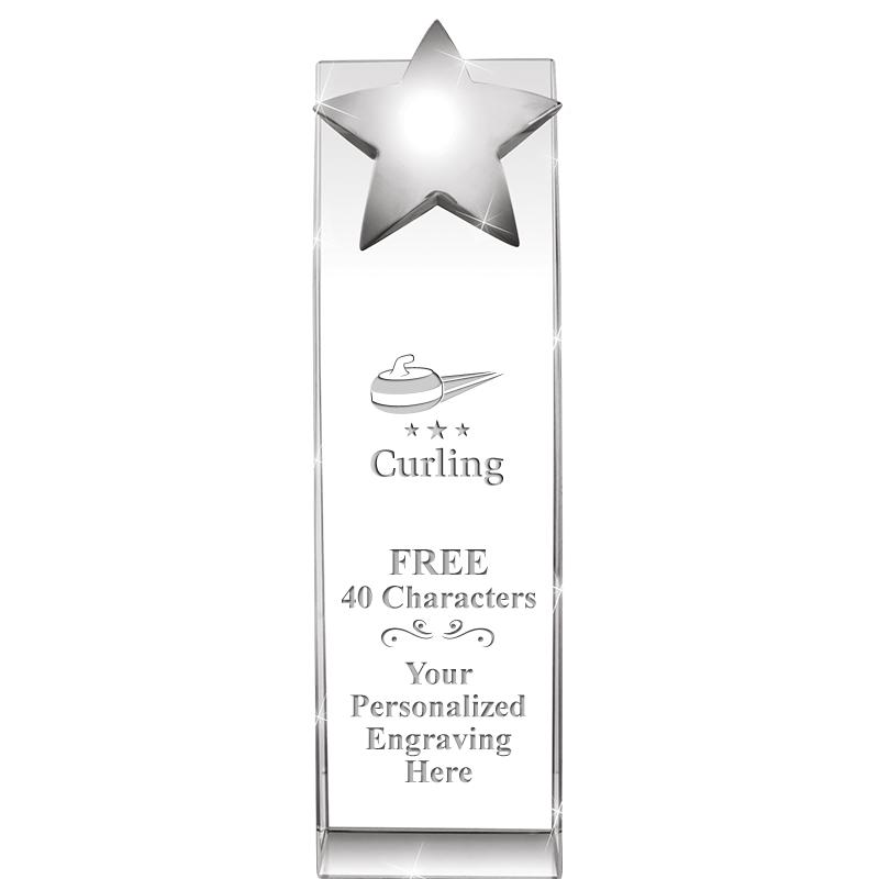 9.5"RECOGNITION CRYSTAL TOWER