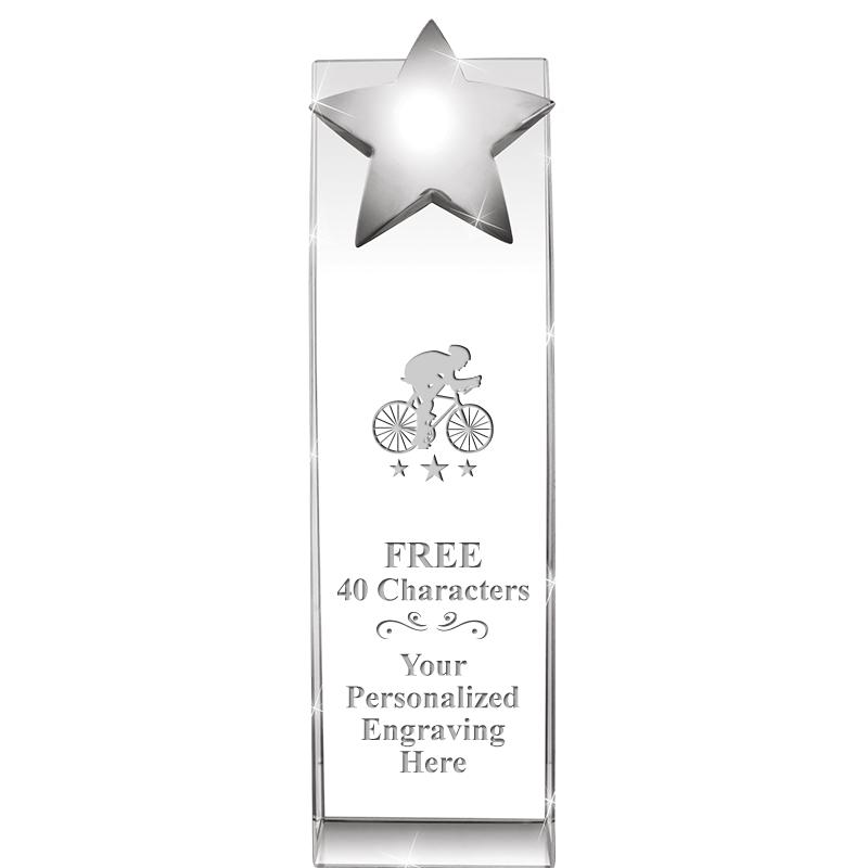 9.5"RECOGNITION CRYSTAL TOWER