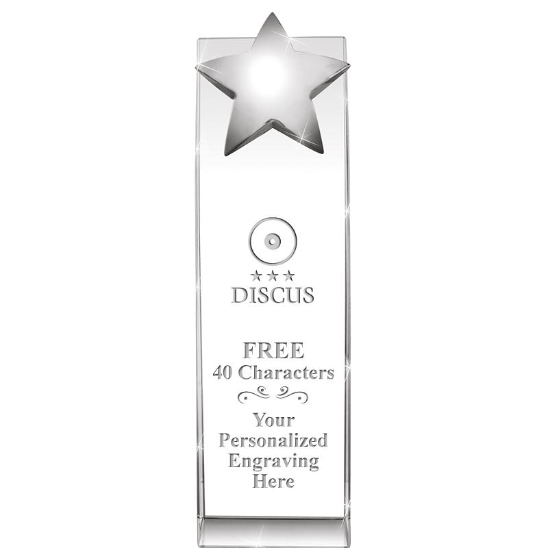 9.5"RECOGNITION CRYSTAL TOWER