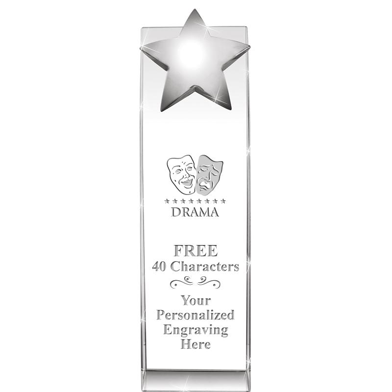 9.5"RECOGNITION CRYSTAL TOWER