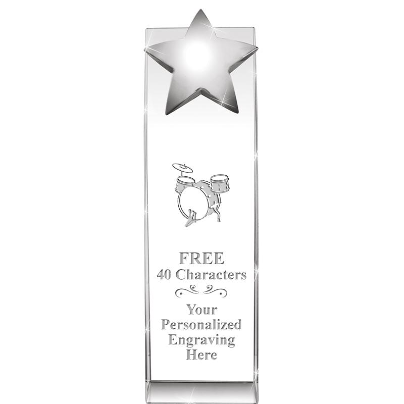 9.5"RECOGNITION CRYSTAL TOWER