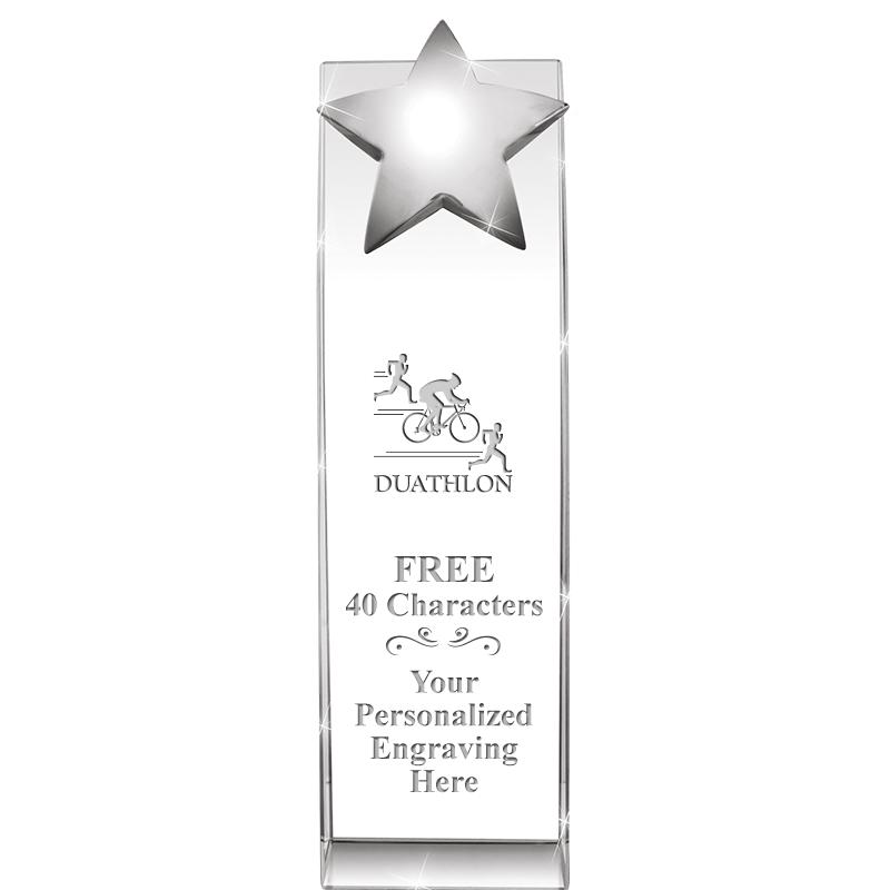 9.5"RECOGNITION CRYSTAL TOWER