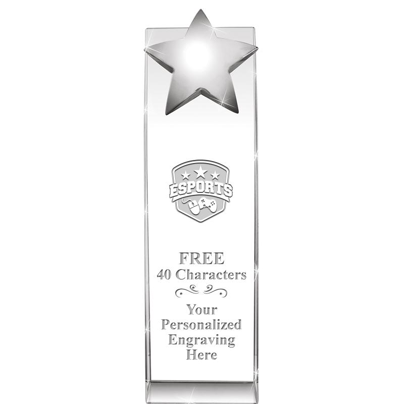 9.5"RECOGNITION CRYSTAL TOWER