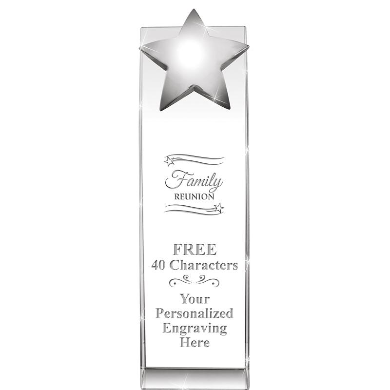 9.5"RECOGNITION CRYSTAL TOWER