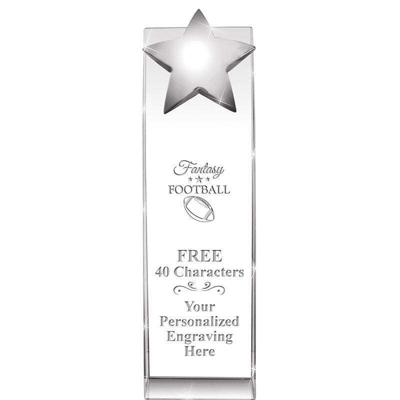 9.5"RECOGNITION CRYSTAL TOWER