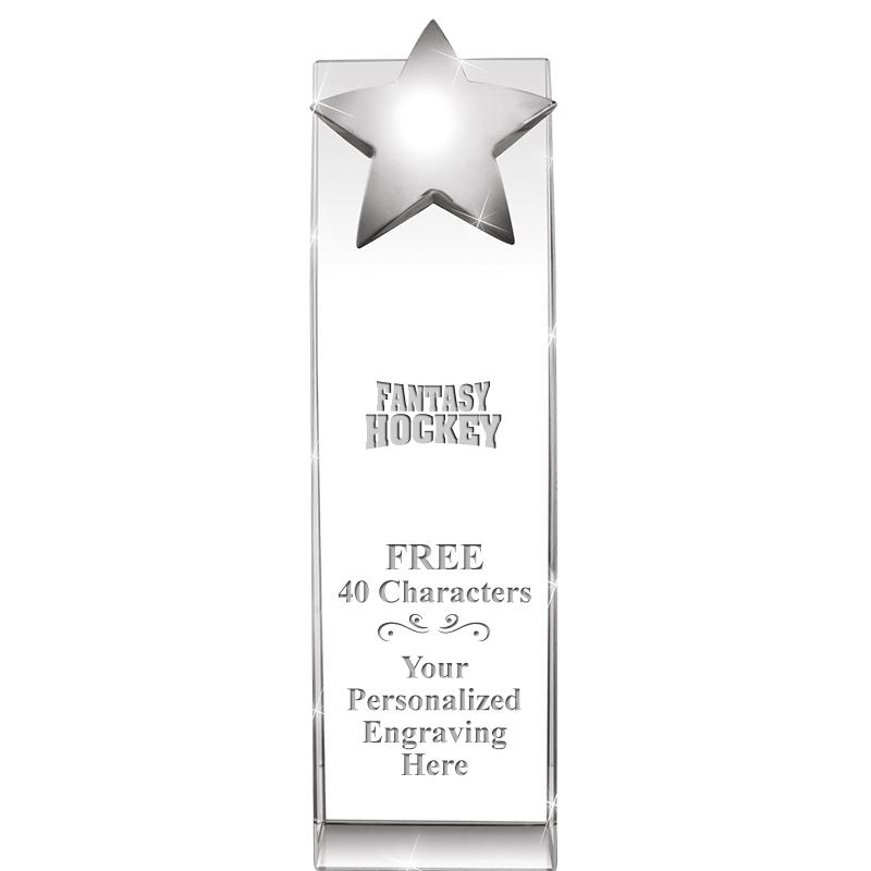 9.5"RECOGNITION CRYSTAL TOWER