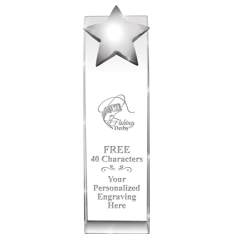 9.5"RECOGNITION CRYSTAL TOWER