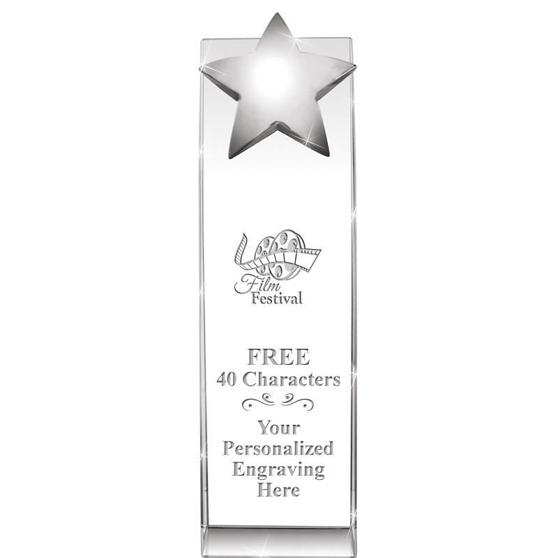 9.5"RECOGNITION CRYSTAL TOWER