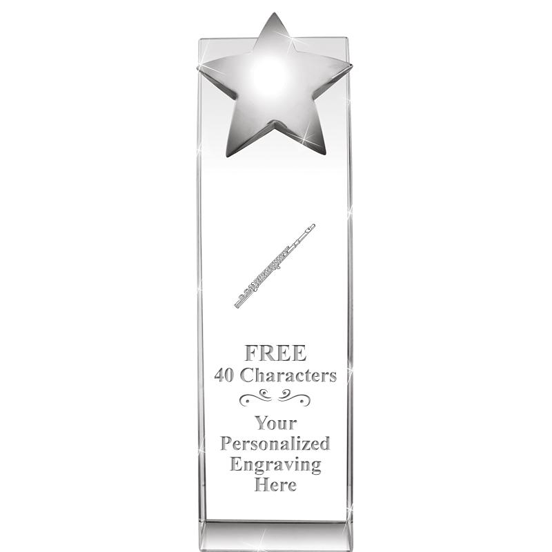 9.5"RECOGNITION CRYSTAL TOWER