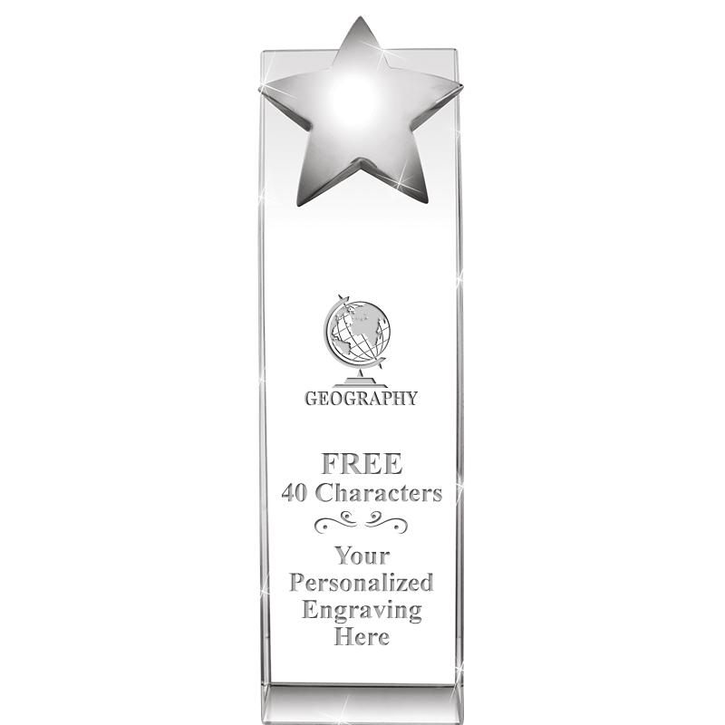 9.5"RECOGNITION CRYSTAL TOWER