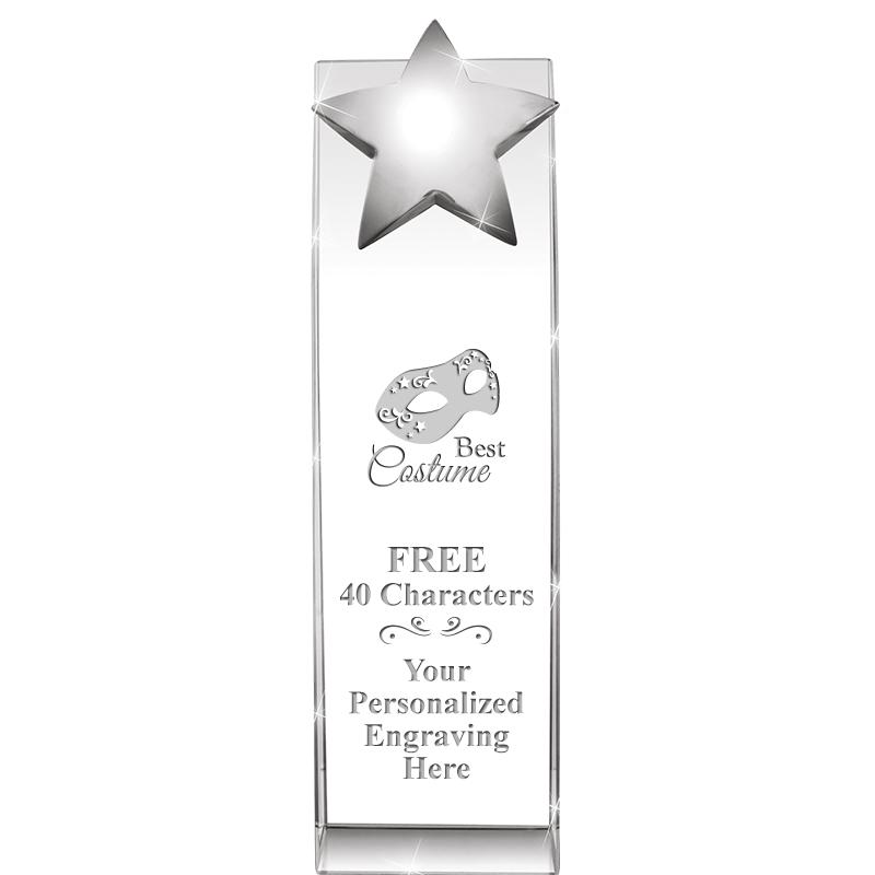 9.5"RECOGNITION CRYSTAL TOWER