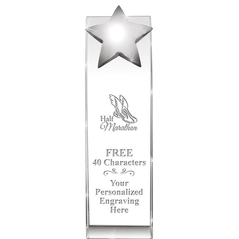 9.5"RECOGNITION CRYSTAL TOWER