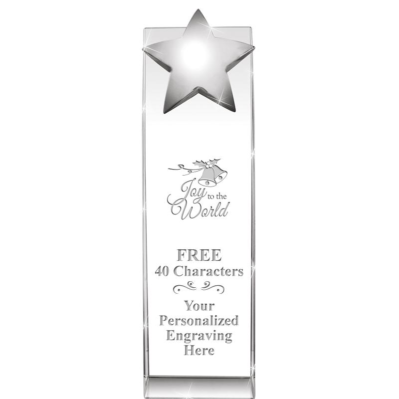 9.5"RECOGNITION CRYSTAL TOWER