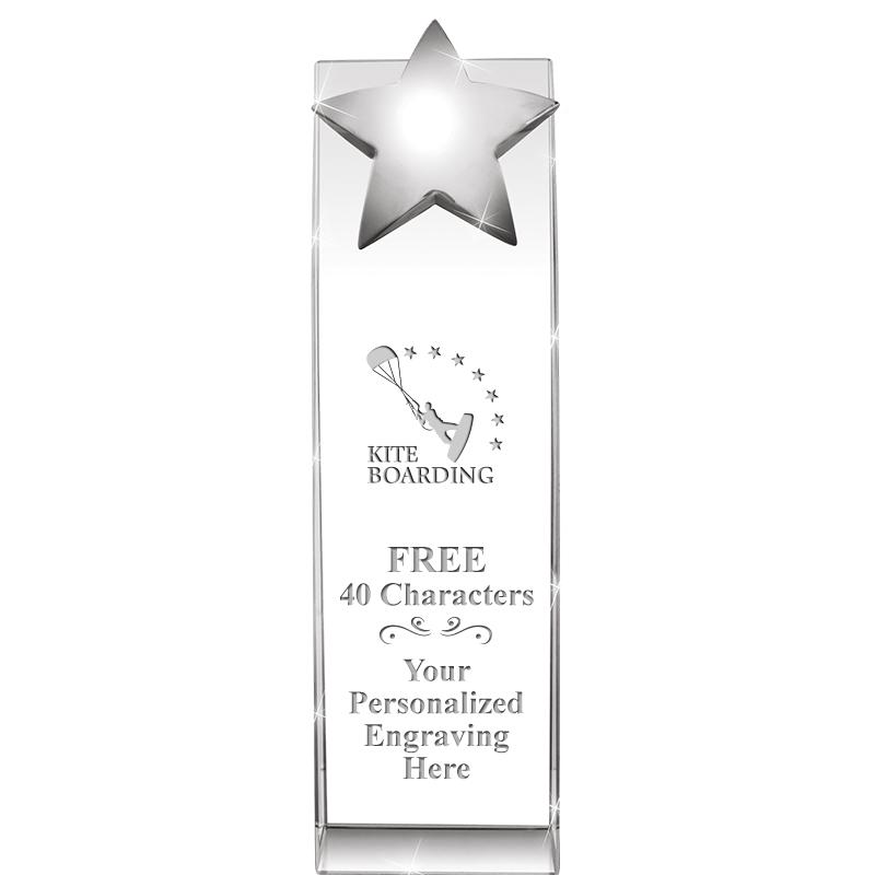 9.5"RECOGNITION CRYSTAL TOWER