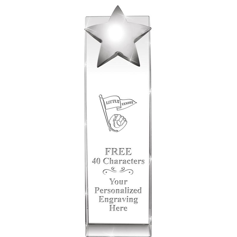 9.5"RECOGNITION CRYSTAL TOWER