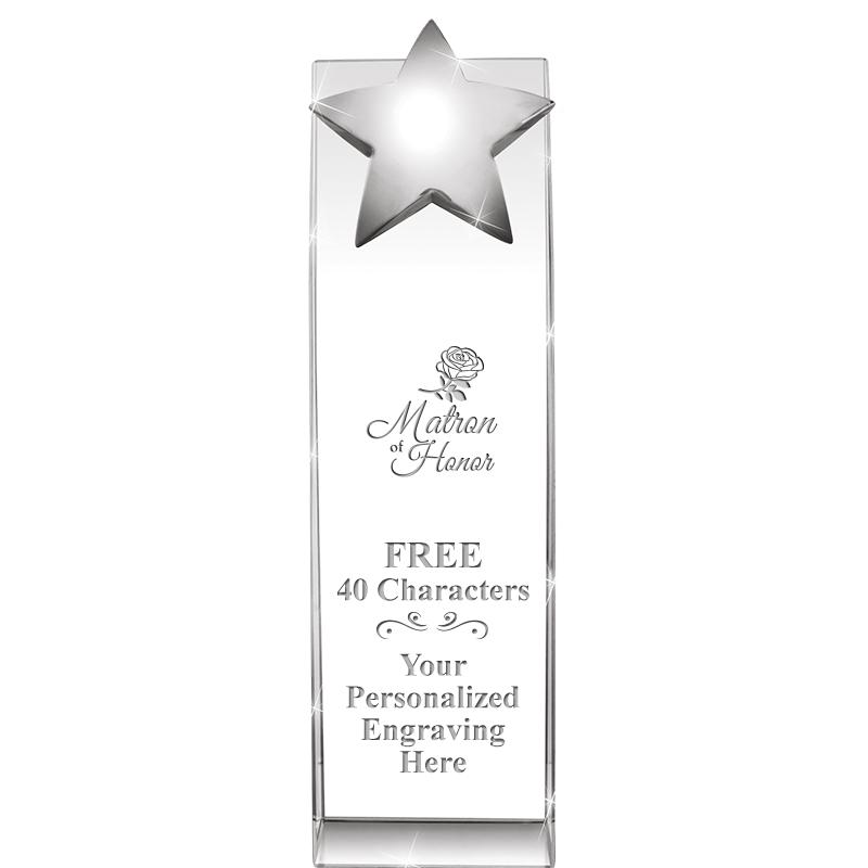 9.5"RECOGNITION CRYSTAL TOWER