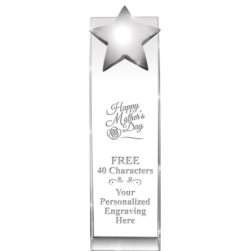 9.5"RECOGNITION CRYSTAL TOWER