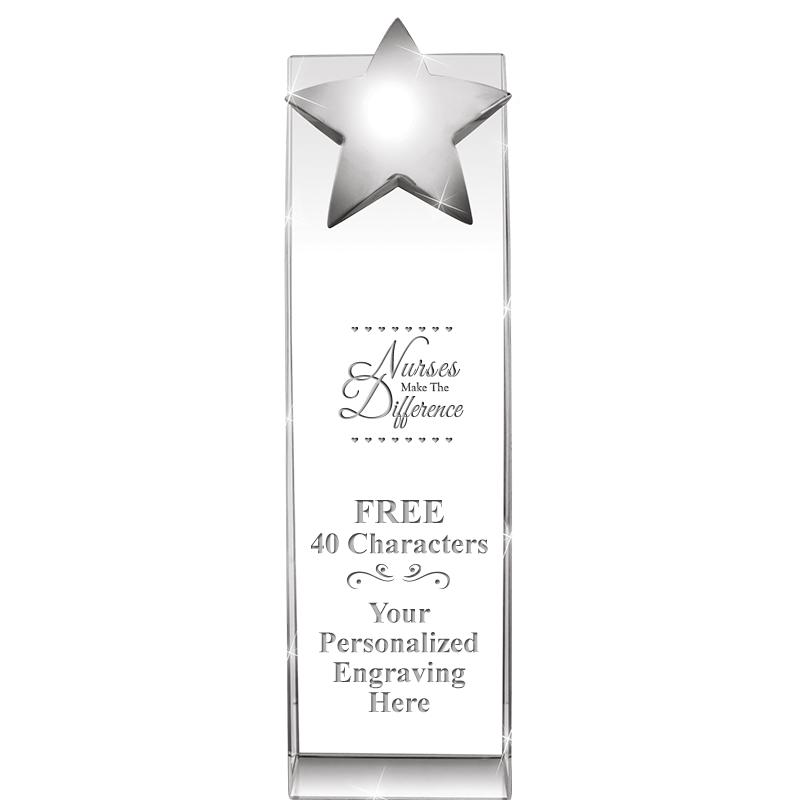 9.5"RECOGNITION CRYSTAL TOWER