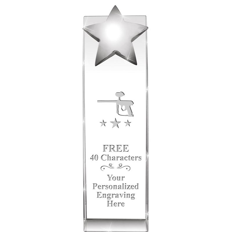 9.5"RECOGNITION CRYSTAL TOWER