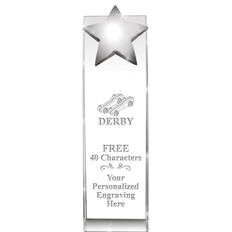 9.5"RECOGNITION CRYSTAL TOWER