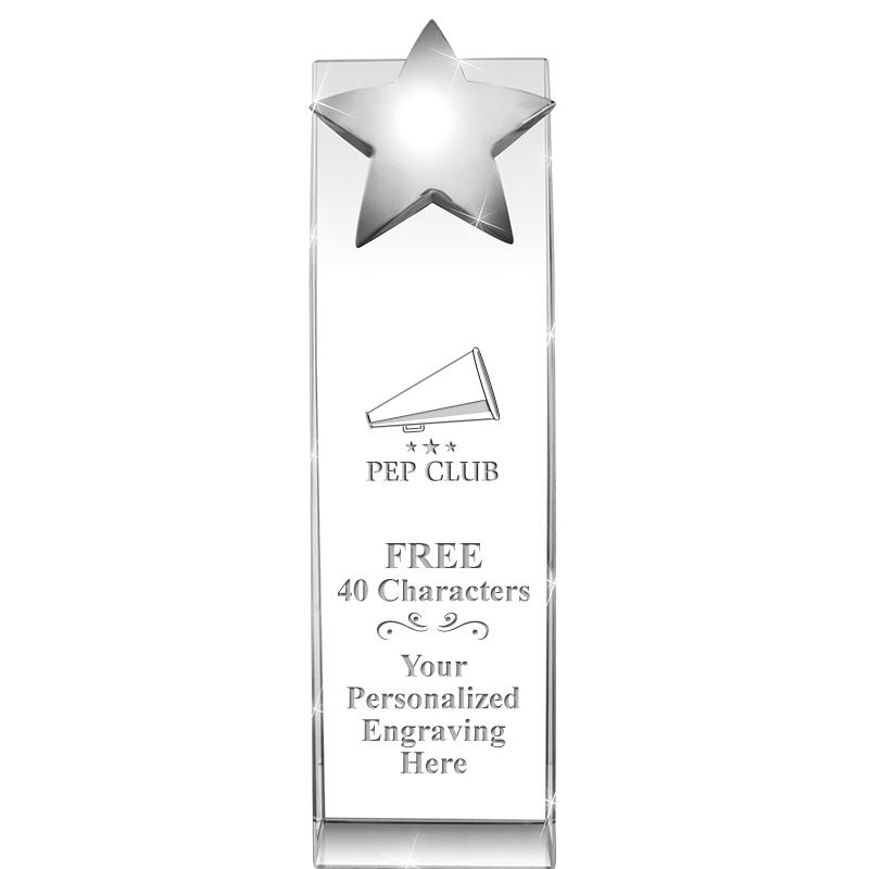 9.5"RECOGNITION CRYSTAL TOWER