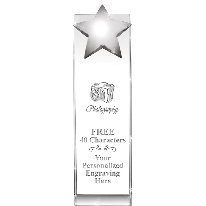 9.5"RECOGNITION CRYSTAL TOWER