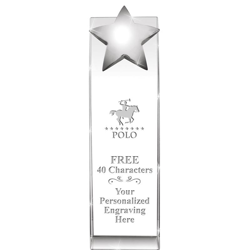 9.5"RECOGNITION CRYSTAL TOWER