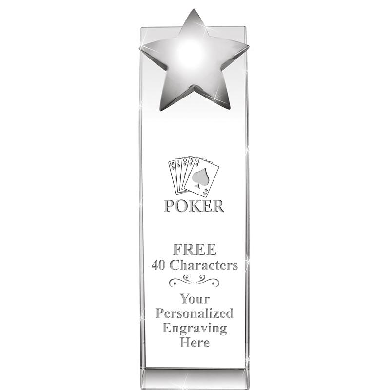 9.5"RECOGNITION CRYSTAL TOWER