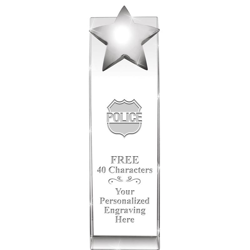 9.5"RECOGNITION CRYSTAL TOWER