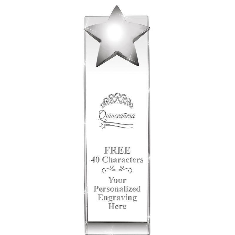 9.5"RECOGNITION CRYSTAL TOWER