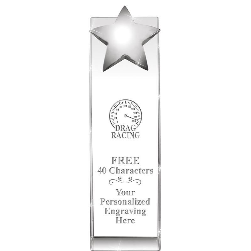 9.5"RECOGNITION CRYSTAL TOWER