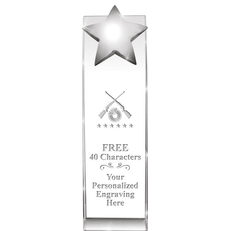 9.5"RECOGNITION CRYSTAL TOWER