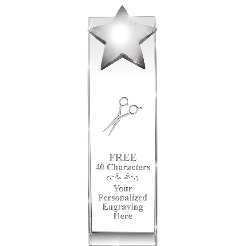 9.5"RECOGNITION CRYSTAL TOWER