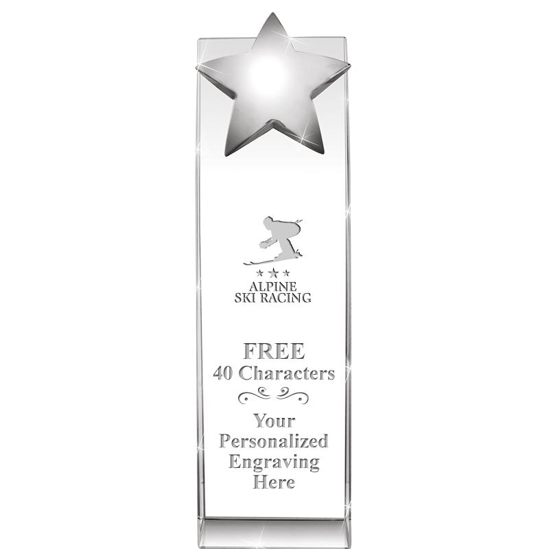 9.5"RECOGNITION CRYSTAL TOWER