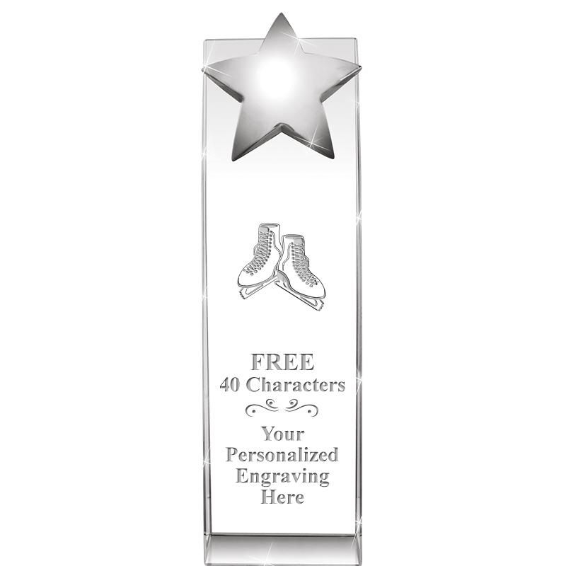 9.5"RECOGNITION CRYSTAL TOWER