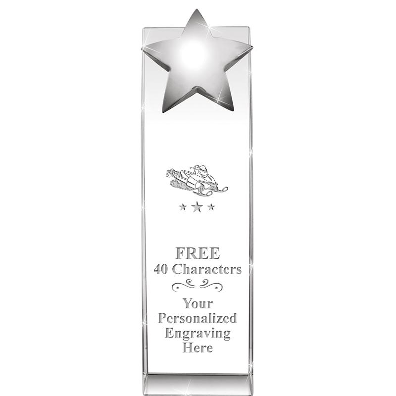 9.5"RECOGNITION CRYSTAL TOWER