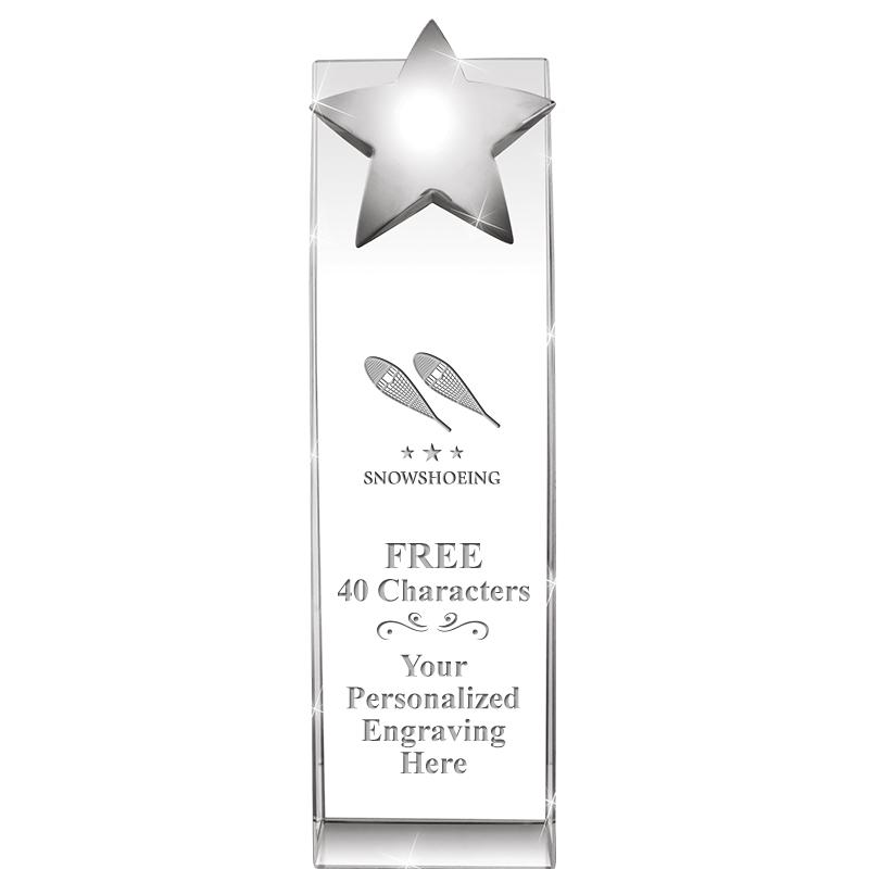 9.5"RECOGNITION CRYSTAL TOWER