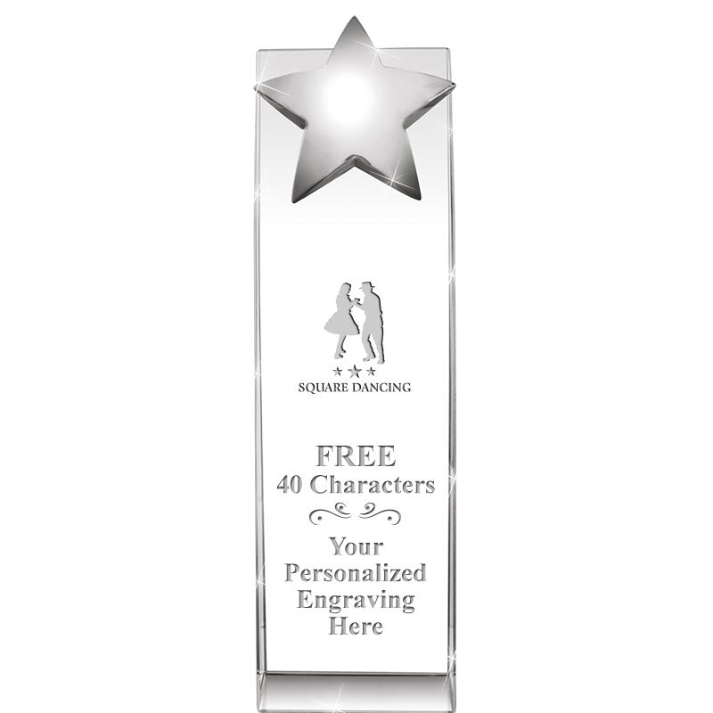 9.5"RECOGNITION CRYSTAL TOWER