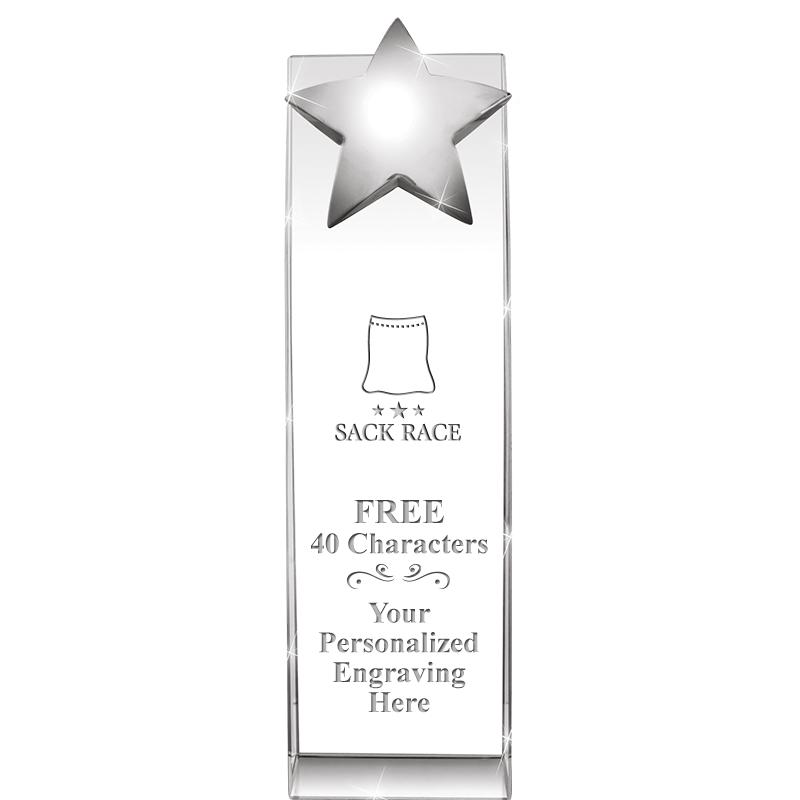 9.5"RECOGNITION CRYSTAL TOWER